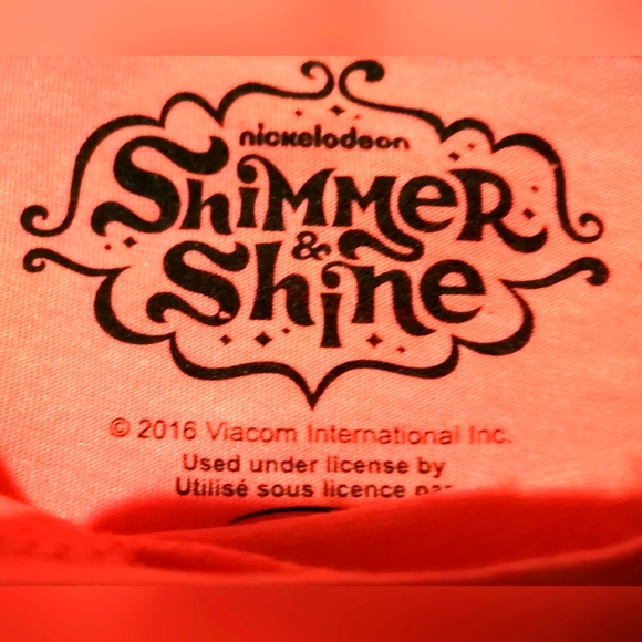 🔥SALE🔥 Nickelodeon Shimmer & Shine Girl's Long Sleeved Tee NWT Sz. 2T & 3T - Picture 3 of 5